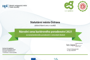 Ostrava získala Národní cenu kariérového poradenství za svůj projekt