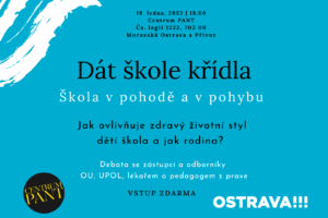 Zveme vás na debatu o podpoře zdravého životního stylu dětí