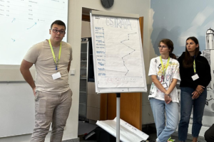 Závěrečné setkání ostravského týmu v rámci projektu EGL, který usiluje o propojení mládeže se samosprávou