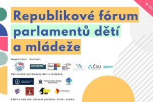 Parlament dětí a mládeže města Ostravy je partnerem Republikového fóra parlamentů dětí a mládeže!!!