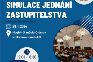 Parlament dětí a mládeže města Ostravy oznamuje jedinečnou událost – Simulaci Zastupitelstva města Ostravy