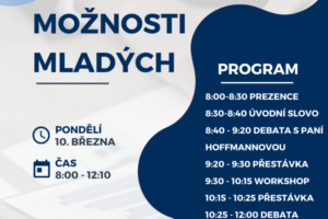 Pozvánka na akci „Možnosti mladých“