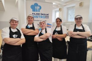 Fajne školní bistro-mentoring Michala Adama ve školní jídelně Základní školy Ostrava-Radvanice, Vrchlického 5, p. o.