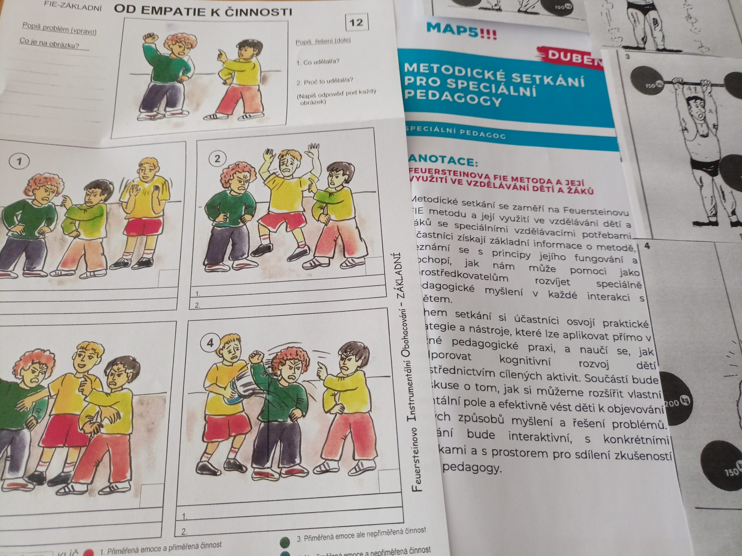 Metodické setkání přiblížilo Feuersteinovu metodu v praxi speciální pedagogiky
